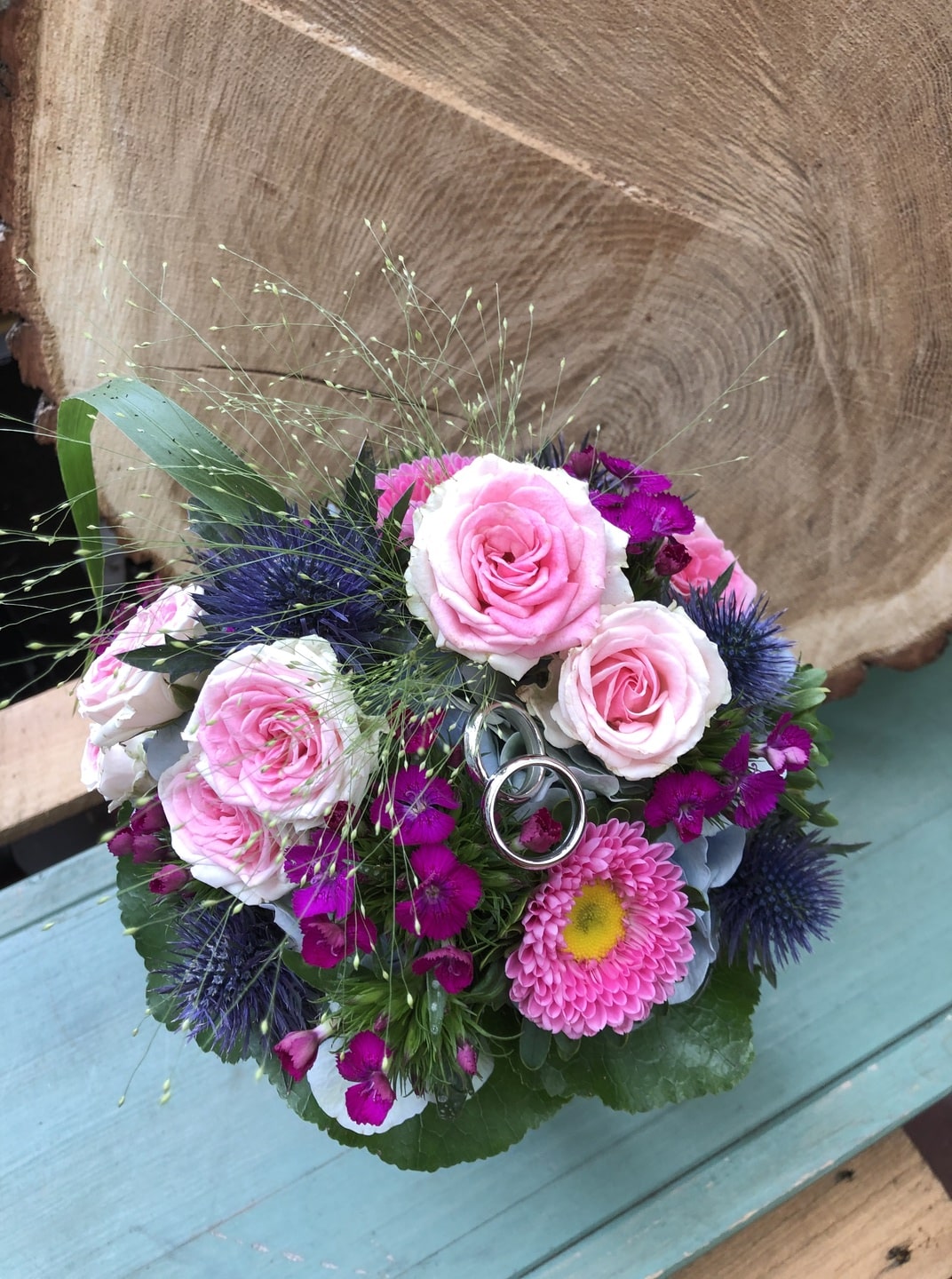 Blumenkranz für Hochzeiten